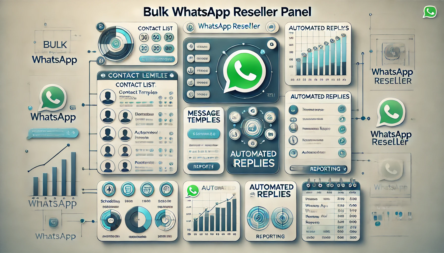 WhatsApp Reseller Panel Interface